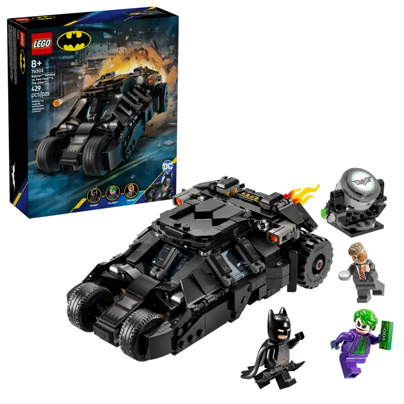 Batman™ Tumbler vs. Two-Face™ & The Joker™ Lego 76303